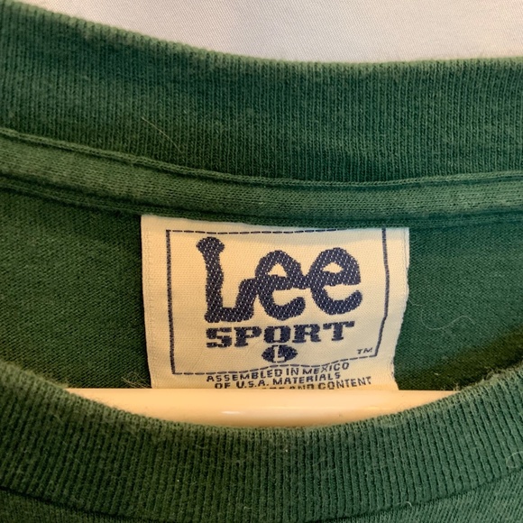 Vintage Lee Sport Green Bay Packers NFL Logo Graphic Tee Size L - Picture 4 of 13